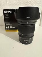 Nikon Nikkor Z 24-70mm f/4 S, Audio, Tv en Foto, Ophalen, Zo goed als nieuw, Standaardlens, Zoom