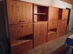 massief grenen wandkast, Ophalen, Gebruikt, Minder dan 150 cm, Met deur(en)