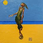 "Meisje op het bal. Zeemeermin" Schilderij, Antiek en Kunst, Verzenden