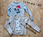 Lot 2 pulls de Noel XS / 13-14 ans, Enlèvement ou Envoi