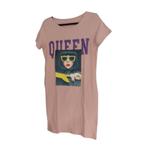 Shirt jurk Queen roze S, Kleding | Dames, Jurken, Verzenden, Nieuw, Roze, Maat 36 (S)