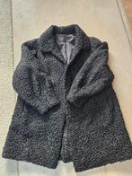 Astrakan jas, halflang, maatwerk, perfecte staat, Kleding | Dames, Ophalen of Verzenden, Zo goed als nieuw, Maat 38/40 (M), Zwart
