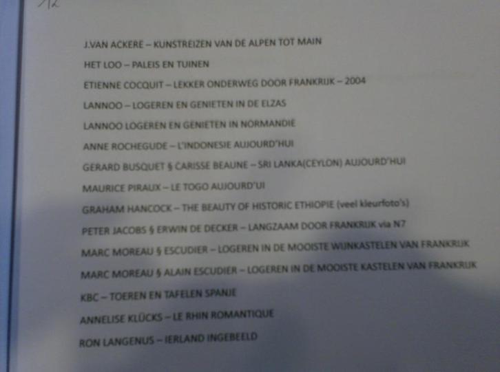 BOEKEN DIVERSE 12, Boeken, Reisgidsen, Ophalen