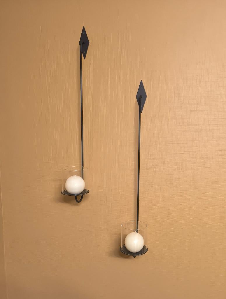 bougeoirs muraux, 75 cm ou plus, Comme neuf, Enlèvement, Bougie