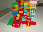 set lego 85 blokken auto + vliegtuigje + 2 ventjes + bouwpla, Kinderen en Baby's, Ophalen of Verzenden, Zo goed als nieuw, Lego