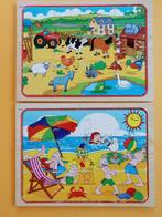 5 Houten puzzels (pakket), Ophalen, 10 tot 50 stukjes, Gebruikt, Van hout
