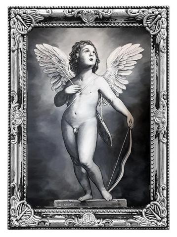 Cupidon Amour Peinture, Enlèvement ou Envoi