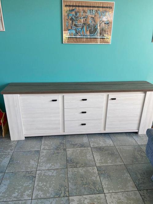 Salle à manger complète de deux couleurs, Huis en Inrichting, Complete eetkamers, Zo goed als nieuw, 4 tot 6 stoelen, Ophalen