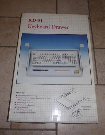 Tiroir à clavier KD-51/Tiroir à clavier