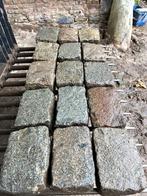 Belgische porfier kasseien 20/13, Tuin en Terras, Klinkers, Ophalen of Verzenden, Zo goed als nieuw, Natuursteen