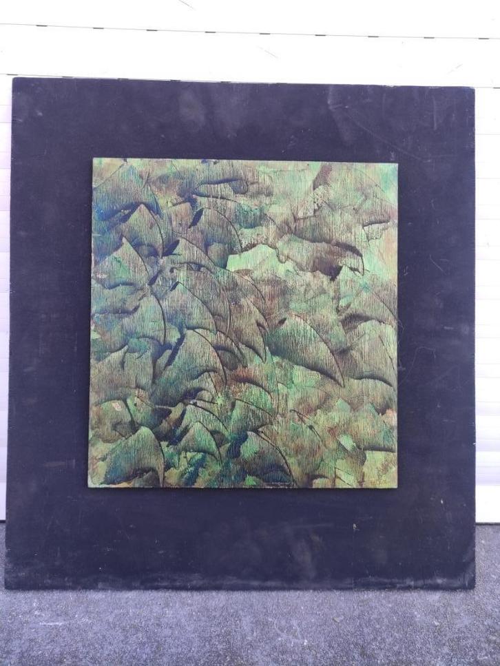 huile sur panneau signe Litt henri, Antiek en Kunst, Kunst | Schilderijen | Klassiek, Ophalen of Verzenden