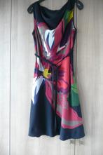 Zwart geprint kleedje Steps (K767), Taille 42/44 (L), Enlèvement ou Envoi, Comme neuf, Steps