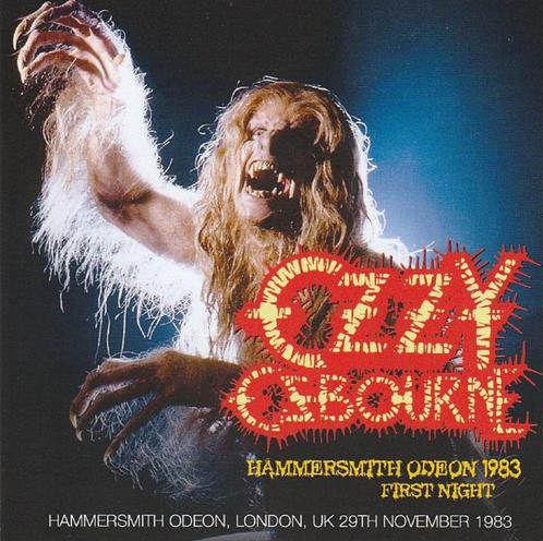 CD OZZY OSBOURNE - Hammersmith Odeon 1983, Cd's en Dvd's, Cd's | Hardrock en Metal, Nieuw in verpakking, Verzenden