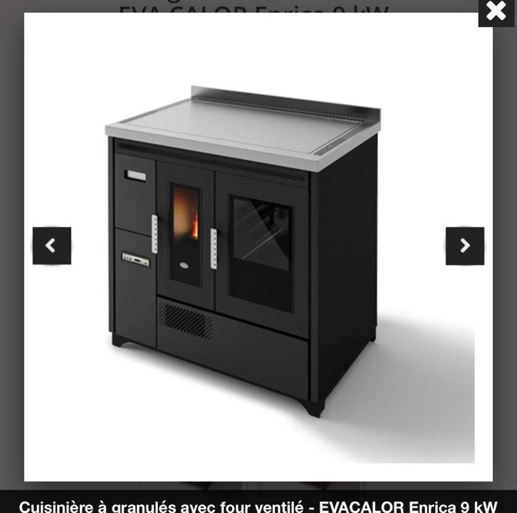 Poêle / cuisinière à pellets - pellets kachel fornuis, Huis en Inrichting, Overige Huis en Inrichting, Gebruikt, Ophalen