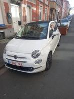 !!! FIAT 500C WITTE LOUNGE!!!, Auto's, Voorwielaandrijving, Cabriolet, Overige bekleding, Wit