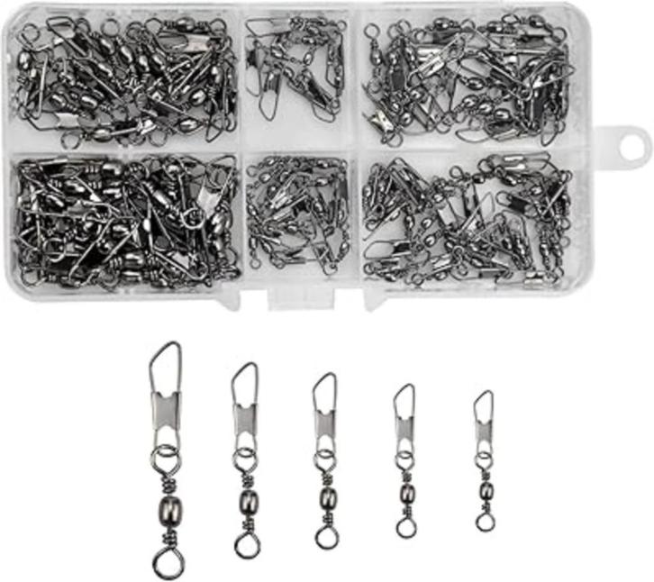 Set van 100 stuks kogelgelagerde draaiende spindels, Watersport en Boten, Hengelsport | Witvissen, Nieuw, Overige typen, Verzenden