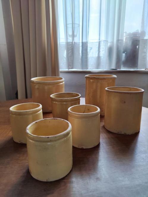 Anciens Pots à graisse vernissés Novia en terre cuite, Antiquités & Art, Antiquités | Céramique & Poterie, Enlèvement ou Envoi