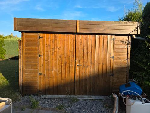Thuinhuis, Tuin en Terras, Tuinhuizen, Zo goed als nieuw, Tuinhuis, Hout, 500 cm of meer, 200 tot 400 cm, 1 raam, Ophalen of Verzenden