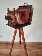 Houten balgcamera voor 18x24 platen, Ophalen of Verzenden, Voor 1940, Fototoestel