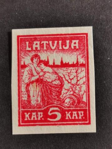 Lettonie 1919 - Libération de Riga, Enlèvement ou Envoi, Autres pays, Non oblitéré