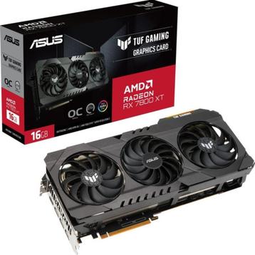 Asus TUF RX 7800 XT grafische kaart, Computers en Software, Videokaarten, Ophalen, AMD, PCI-Express 4, Zo goed als nieuw