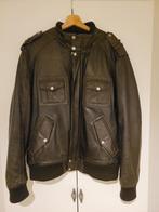 Lederen Jas Commander, Kleding | Heren, Jassen | Winter, Commander, Bruin, Maat 56/58 (XL), Ophalen of Verzenden
