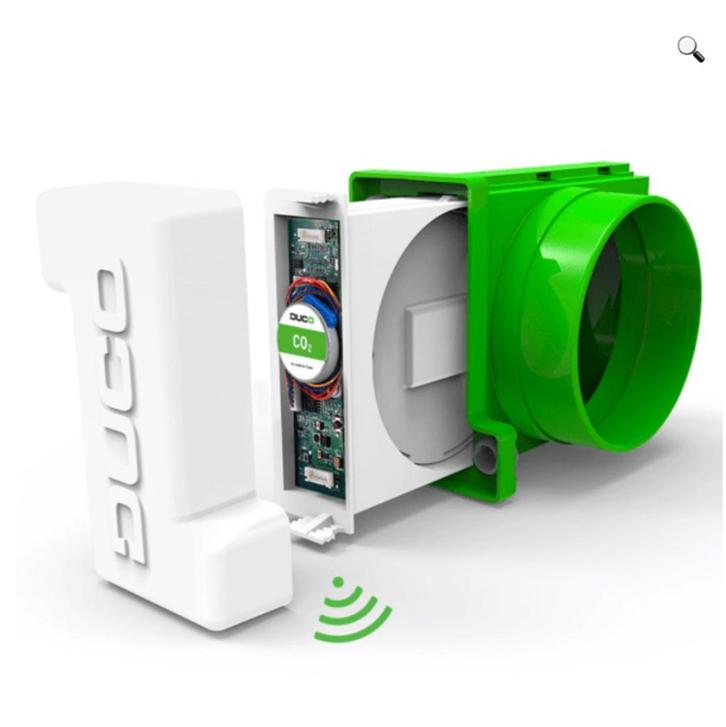 Duco Intelli Air Valve Set IAV CO2 125 mm 0000-4389, Doe-het-zelf en Bouw, Ventilatie en Afzuiging, Nieuw, Ventilator, Ophalen of Verzenden