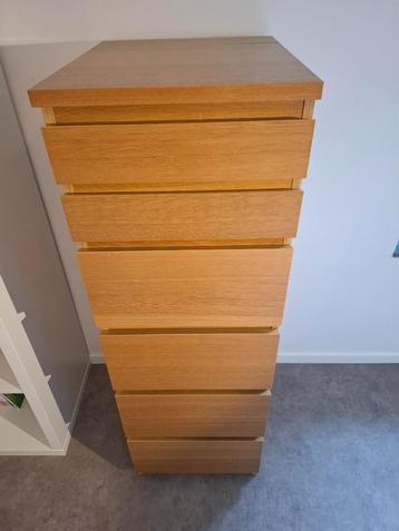 Commode Malm, 25 à 50 cm, 5 tiroirs ou plus, Comme neuf, Enlèvement