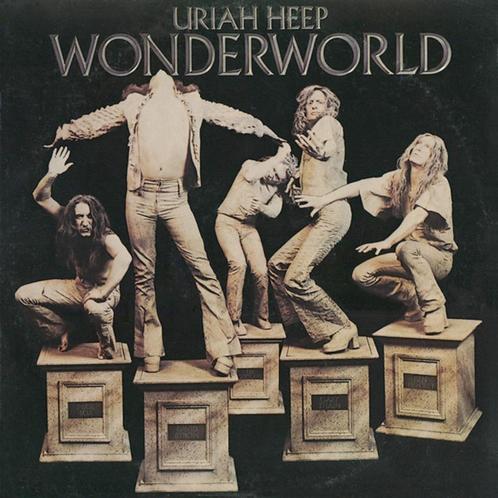 Uriah Heep - Wonderworld (1st US) (3223403128), Cd's en Dvd's, Vinyl | Hardrock en Metal, Gebruikt, Ophalen of Verzenden