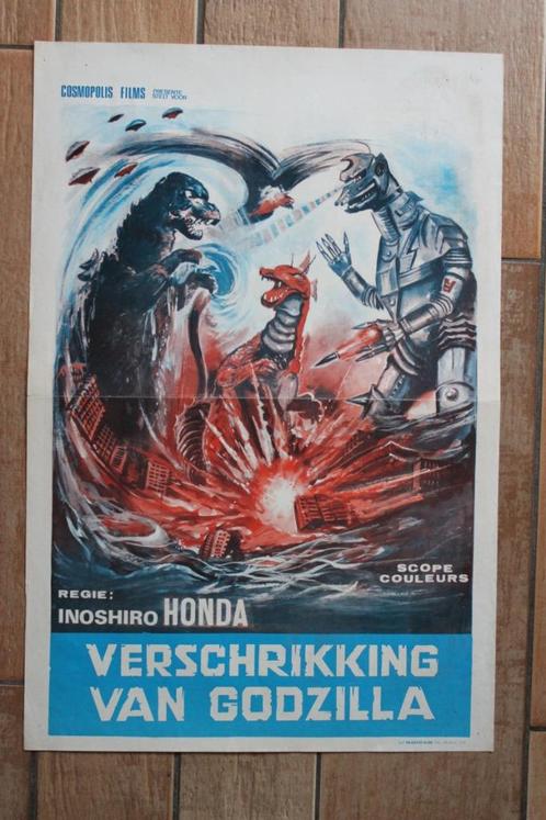 filmaffiche Terror Of Mechagodzilla 1975 filmposter, Verzamelen, Posters, Zo goed als nieuw, Film en Tv, A1 t/m A3, Rechthoekig Staand
