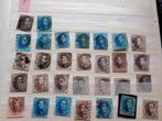 EE5) postzegels belgie - 30 medaillons / epauletten, Ophalen of Verzenden, Gestempeld