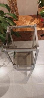 Table de bout de canapé/d'appoint fin 70 début 80 vintage, Maison & Meubles, Enlèvement, Utilisé