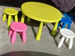 Table pour enfants Mammoet avec 4 tabourets, Enfants & Bébés, Chambre d'enfant | Tables & Chaises, Enlèvement, Utilisé