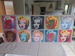 10 Marylin Monroe de Andy Warhol pop art, Enlèvement, Décoration