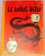 tintin Le Lotus Bleu, Eén stripboek, Ophalen of Verzenden, Gelezen, Hergé