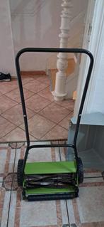 Handmatige grasmaaier van 40 cm met grasopvangbak,, Ophalen of Verzenden, Zo goed als nieuw, Opvangbak