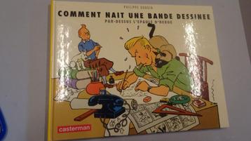 Hoe komt een stripboek over Hergé's schouder? - Kuifje