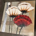 Schilderij met bloemen 80x80cm, Ophalen