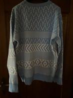 Beau pull en trico 2 xl tres jolie bleu et blanc motif, Enlèvement ou Envoi, Comme neuf, Bleu