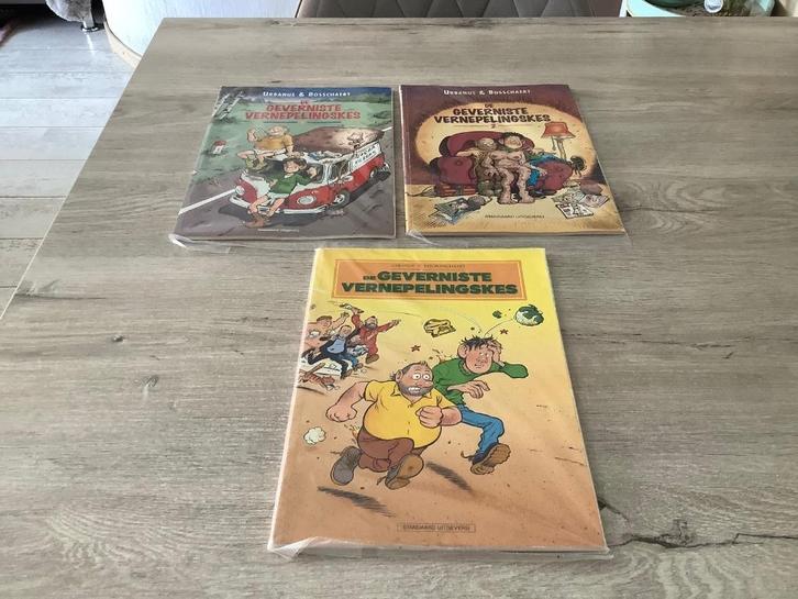 De geverniste vernepelingskes verschillende strips 0, Boeken, Stripverhalen, Zo goed als nieuw, Meerdere stripboeken, Ophalen of Verzenden