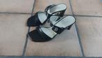 Sandales d été a petit talon - véritable cuir made in Italy, Vêtements | Femmes, Chaussures, Noir, Cuoio, Porté, Enlèvement ou Envoi