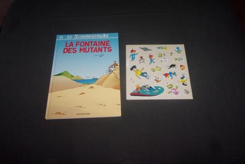 bd le scrameustache 31 eo la fontaine des mutants + autocoll, Boeken, Stripverhalen, Ophalen