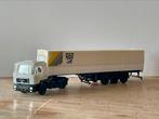 Herpa MAN F90 demo huifoplegger 1:87, Ophalen of Verzenden, Zo goed als nieuw, Bus of Vrachtwagen, Herpa