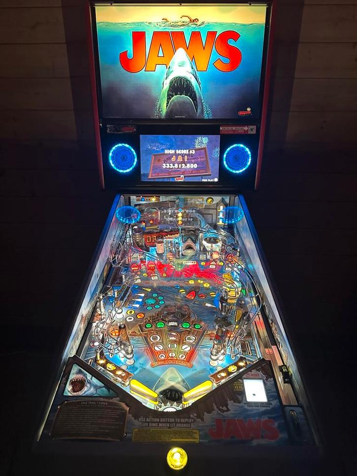 Jaws Premium met extra’s, Verzamelen, Automaten | Flipperkasten, Zo goed als nieuw, Stern, Ophalen