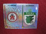 Panini Foodball 2000 Nr 380 A + B Kortrijk + La Louviere, Verzenden, Zo goed als nieuw, Sticker