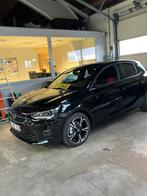 Opel corsa f gs line 1.2 turbo !!!, Auto's, Voorwielaandrijving, Leder en Stof, Zwart, USB