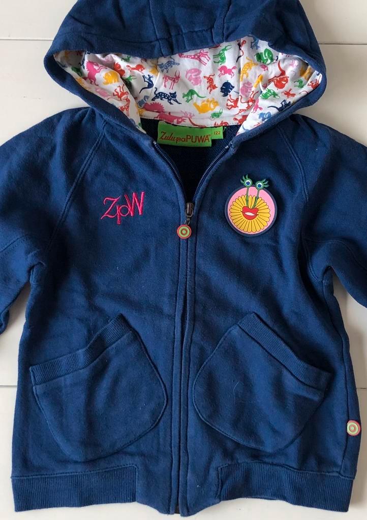 hoodie vestje JBC Zulupapuwa 122, Kinderen en Baby's, Kinderkleding | Maat 122, Gebruikt, Meisje, Trui of Vest, Ophalen of Verzenden