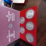 proof set van Belgisch koningen, Ophalen of Verzenden, Zilver, Zilver