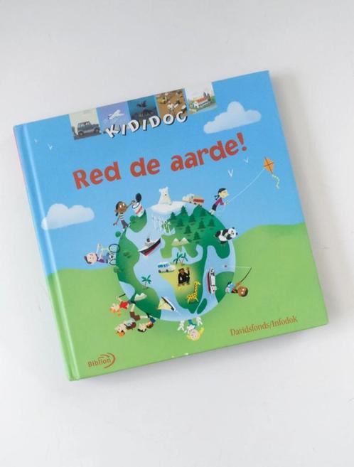 'Red de aarde!' leerrijk kinderboekje, Boeken, Kinderboeken | Kleuters, Gelezen, Non-fictie, Uitklapboek, Voorleesboek, Ophalen of Verzenden