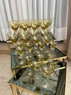 Bohemia Glass – 39 delig kristallen glas servies Amberkleuri, Ophalen